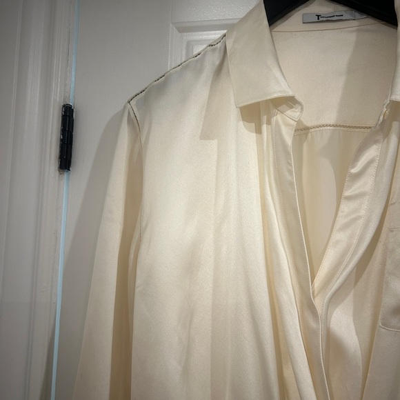 T. By Alexander wang silk crossover bodysuit size 4 - Picture 12 of 16